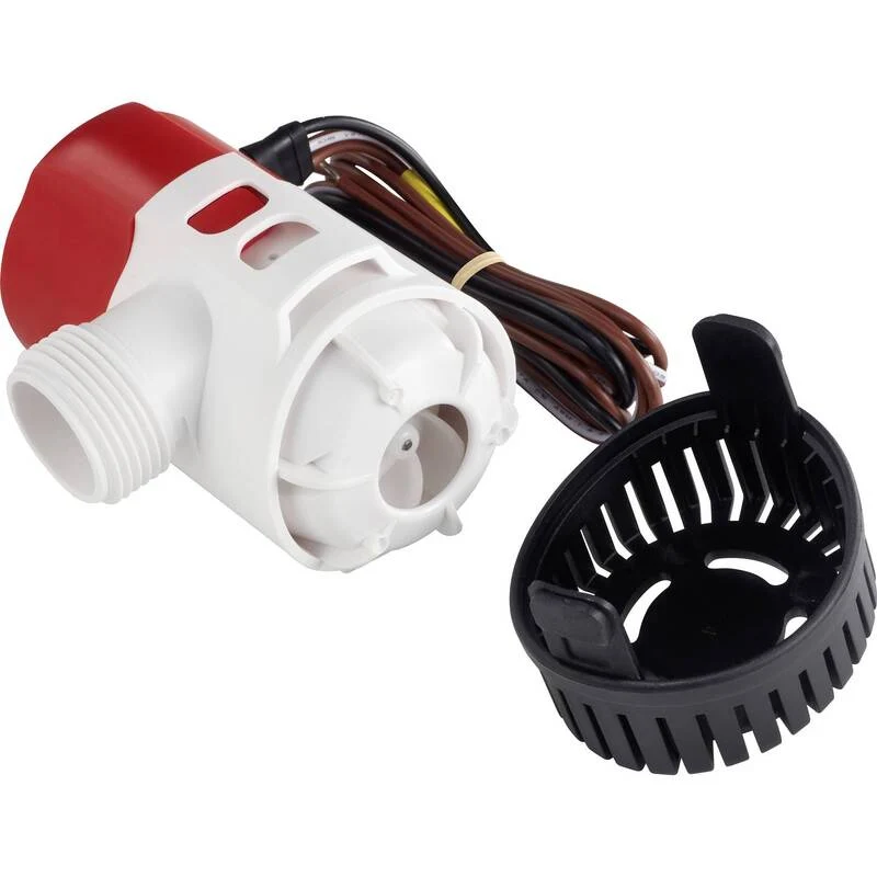 B-Ware Toolcraft Niedervolt-Tauchpumpe 3028l/h 12V DC Wasserpumpe mit Sensor 3m Höhe