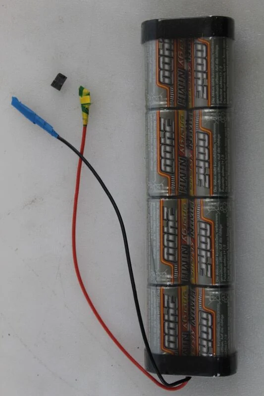 C-Ware Reely Modellbau-Akkupack NiMH 9,6V 2400mAh 8 Zellen Sub-C Stick Graupner 490g