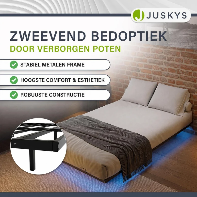 Metall Schwebebett Palamos