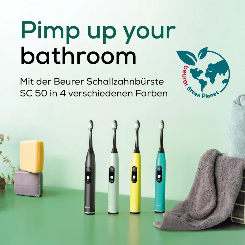 BEURER SC50 Zahnbürste in 4 Farben