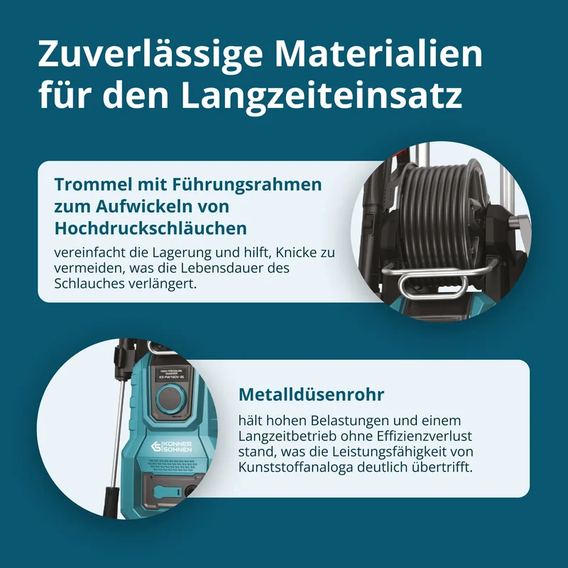 "Könner & Söhnen" Hochdruckreiniger KS PW160V-BL