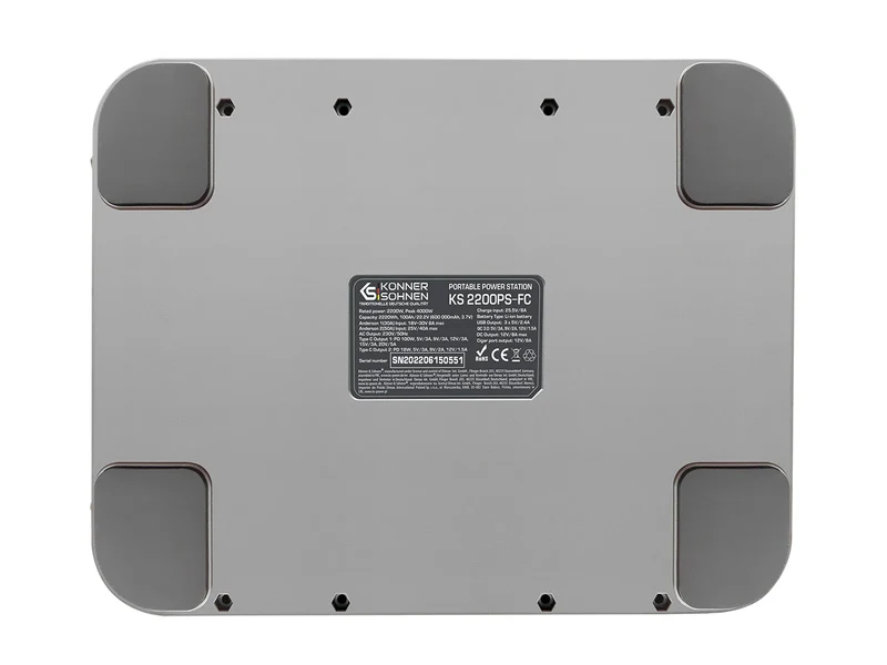 "Könner & Söhnen" Tragbare Powerstation KS 2200PS-FC - 2.2kWh