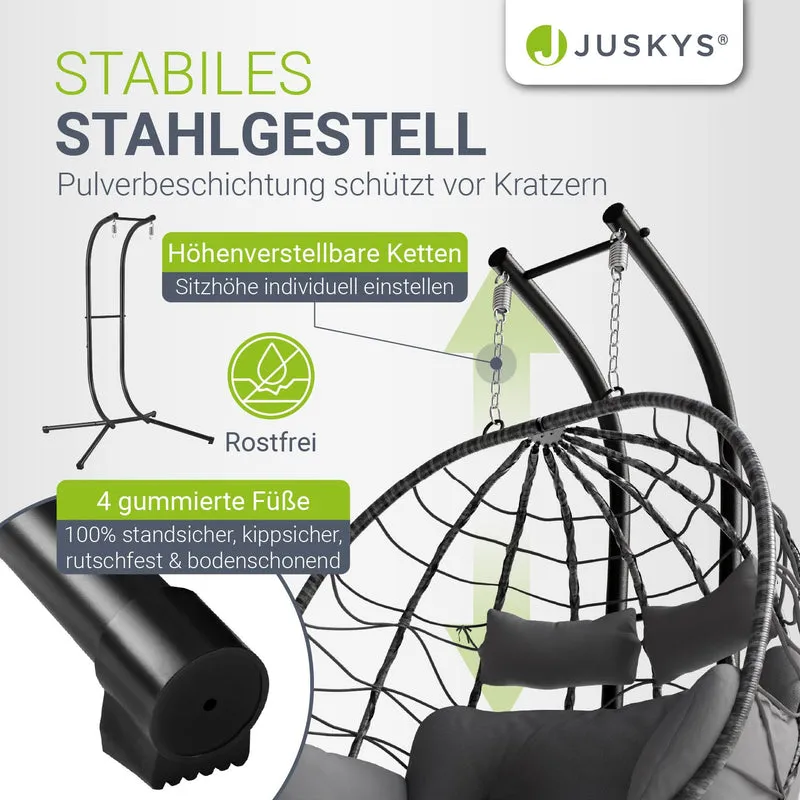 Polyrattan Doppelhängesessel Aria