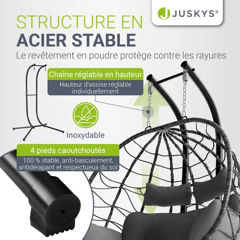 Polyrattan Doppelhängesessel Aria