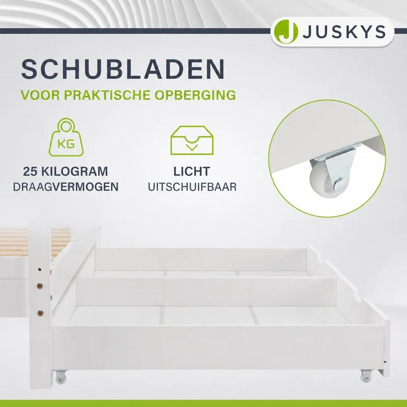 Kinderbett Marli 90 x 200 cm mit Bettkasten