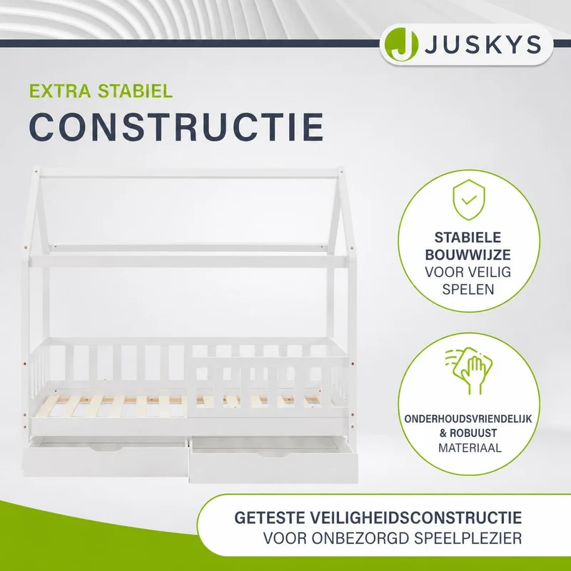 Kinderbett Marli 90 x 200 cm mit Bettkasten