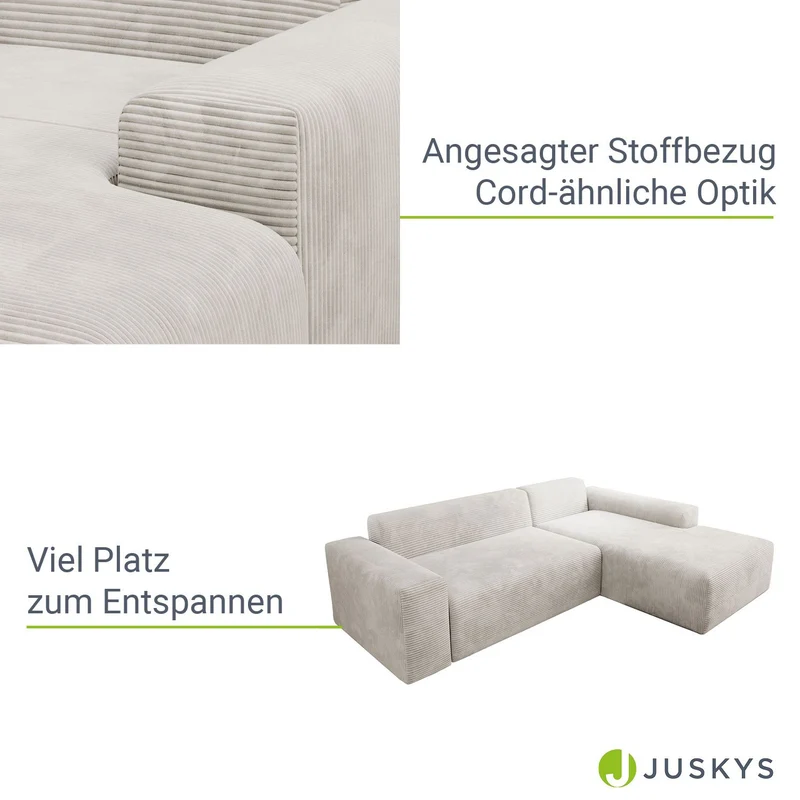 Sofa in L-Form Vals