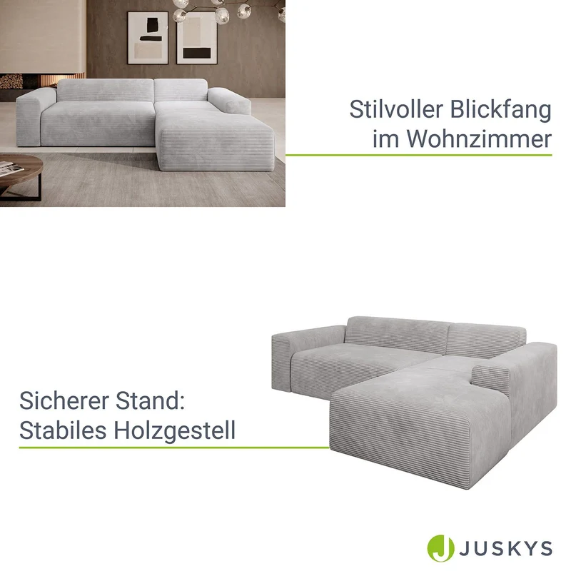 Sofa in L-Form Vals