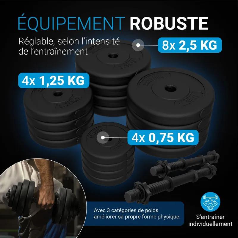 Hantelset 30 kg
