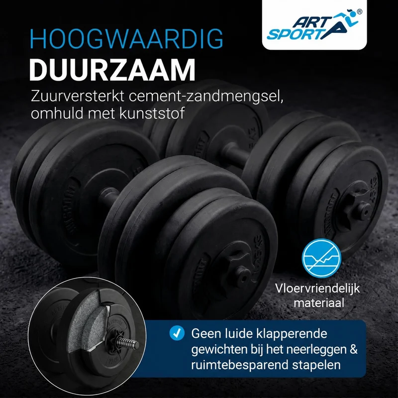 Kurzhantelset 40 kg