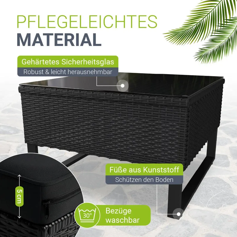 Gartenlounge für 4 Personen Santorini
