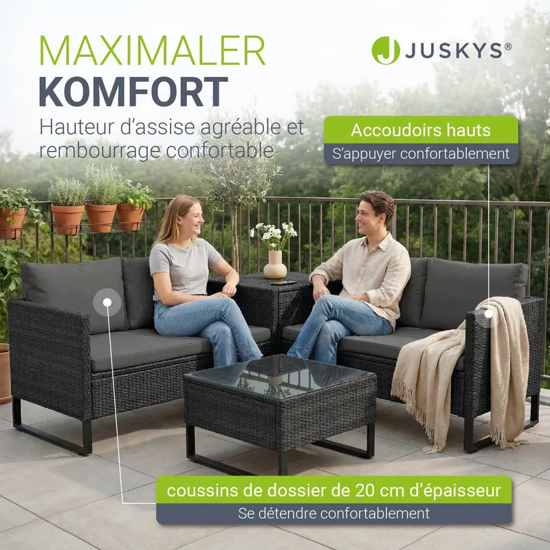 Gartenlounge für 4 Personen Santorini