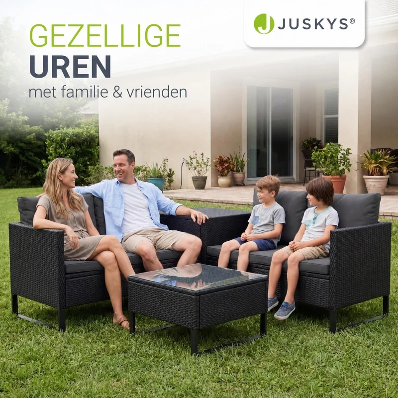 Gartenlounge für 4 Personen Santorini