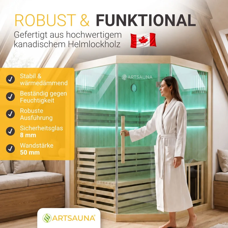 Indoor Sauna Espoo 150 Premium