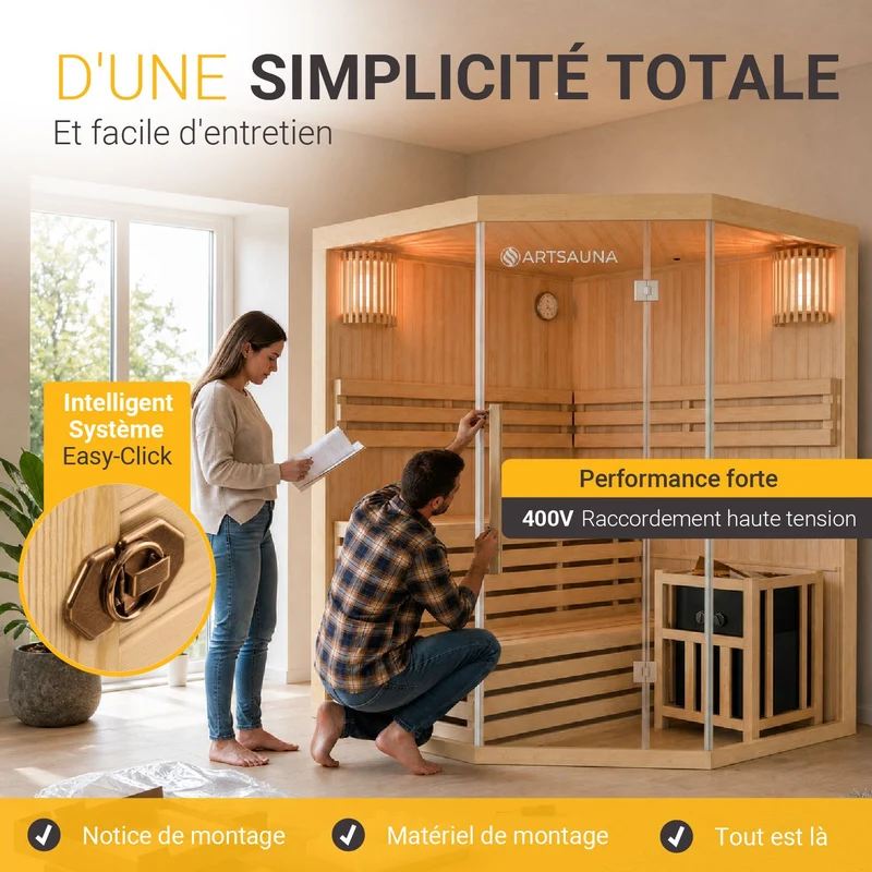 Indoor Sauna Espoo 150 Premium