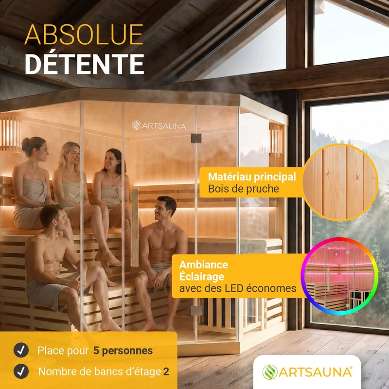 Indoor Sauna Espoo 200 Premium