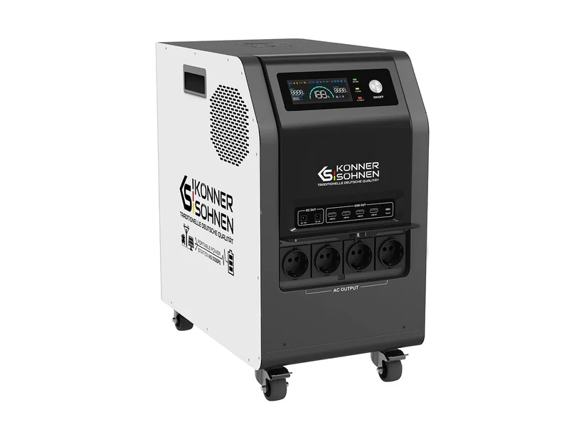 "Könner & Söhnen" Tragbare Powerstation KS 3000PS - 3200Wh