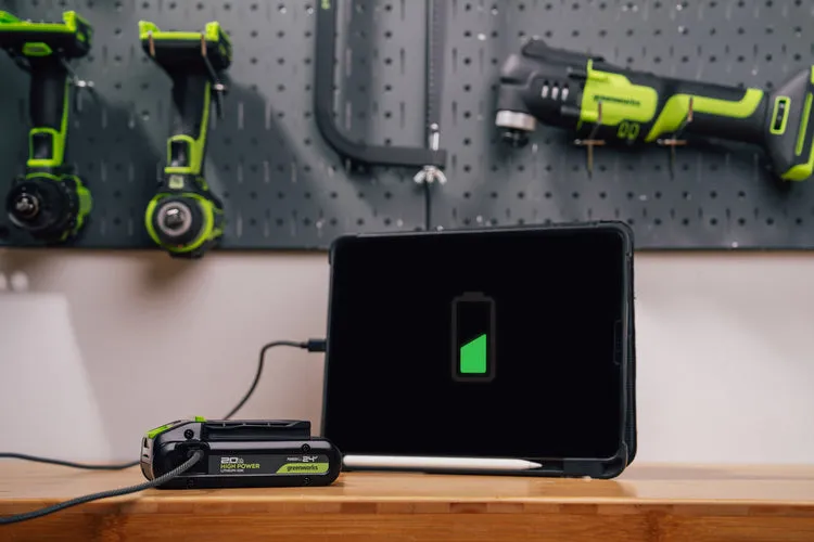 POWERALL 24V Starter Kit 2Ah USB-C Akku + 65W Ladegerät