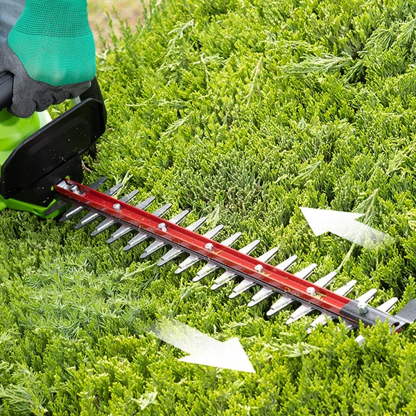POWERALL 24V Rasenmäher 36cm + Rasentrimmer 25cm + Heckenschere 56cm Set