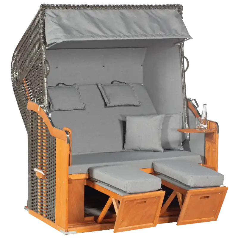 Strandkorb Rustikal 250 PLUS XL anthrazit 1222