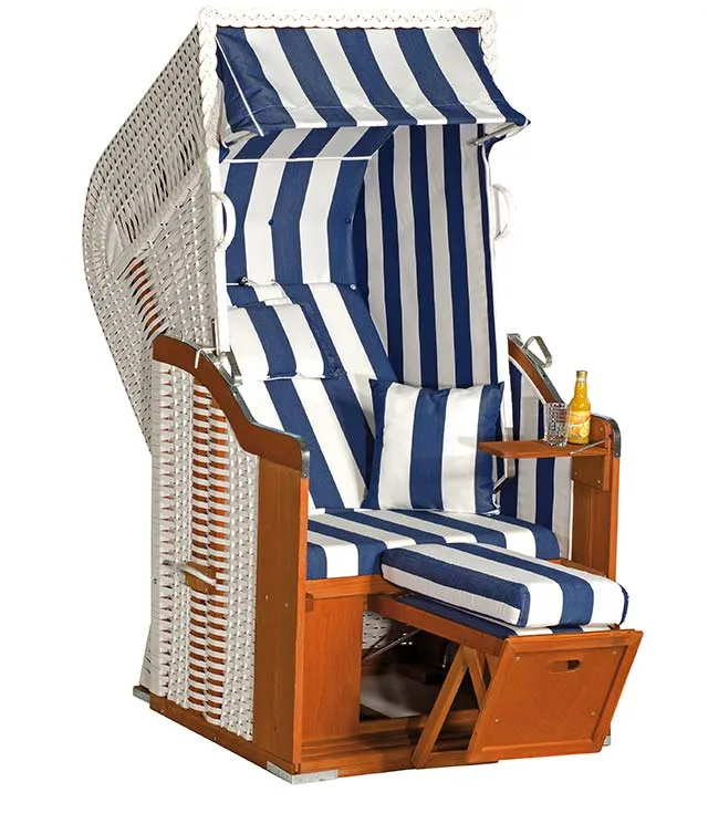 Strandkorb Rustikal 250 PLUS weiß 1080