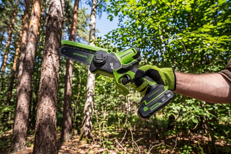 POWERALL 24V Mini-Kettensäge 15cm Gen. II - Ohne Akku