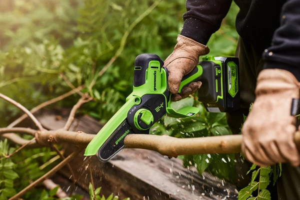 POWERALL 24V Mini-Kettensäge 10cm - 2Ah Akku