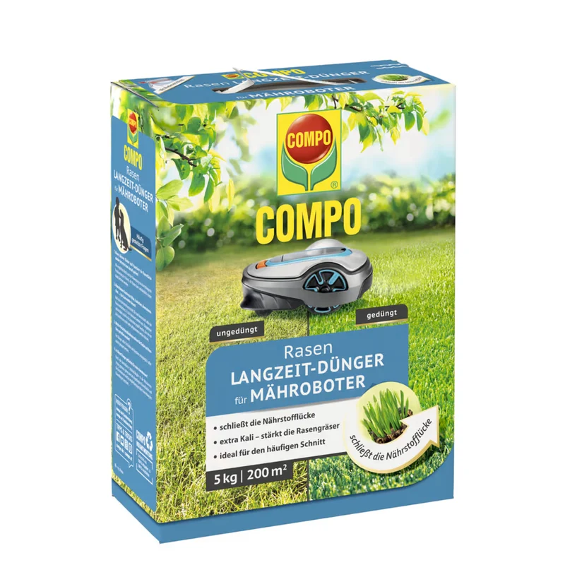 Compo Rasen Langzeit-Dünger für Mähroboter