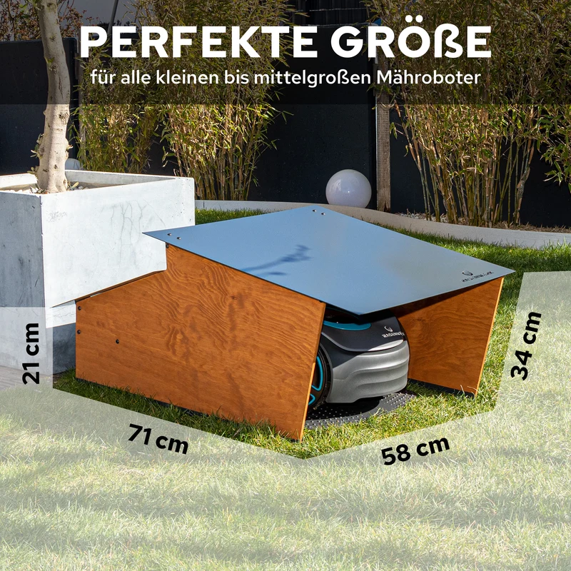 Mähroboter Garage - Edles Design