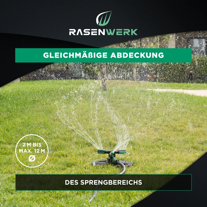 Kreisregner - 360 Grad Rasen Sprenger