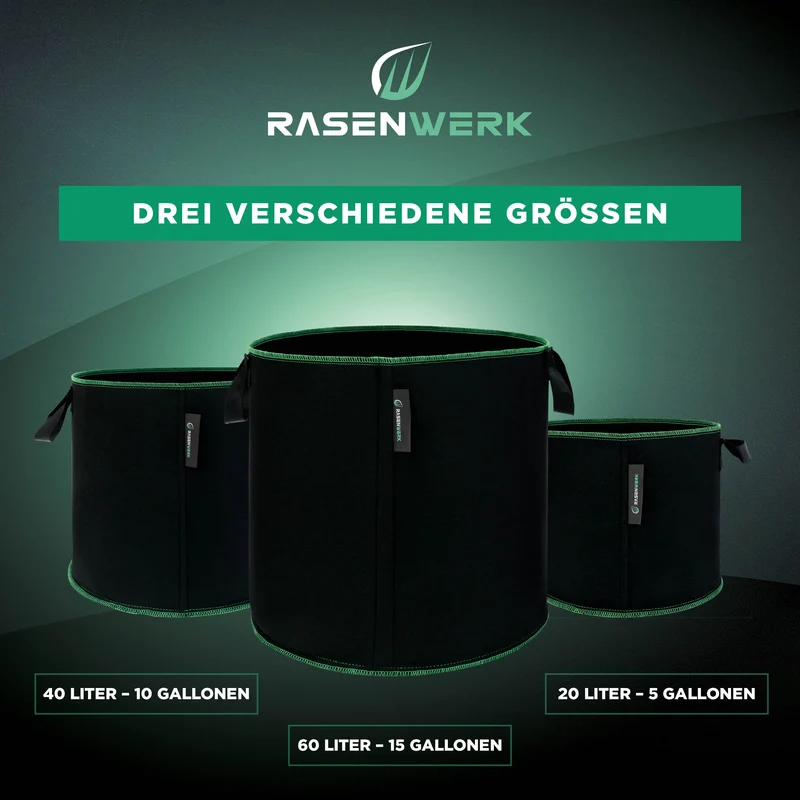 Pflanztaschen - Aus Vlies