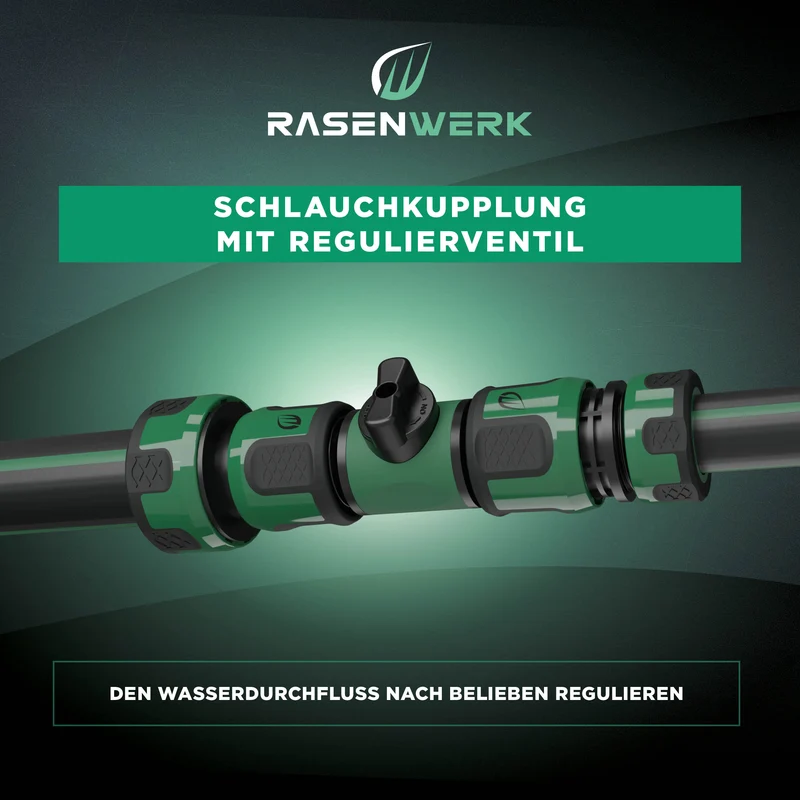 Schlauchkupplung mit Regulierventil