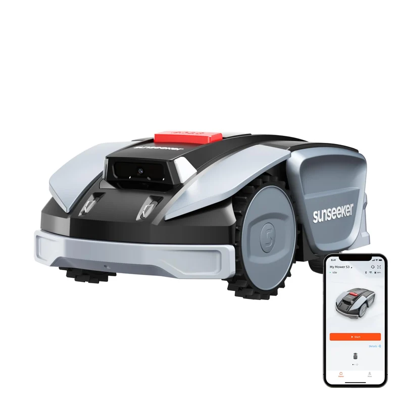 Sunseeker S3 Mähroboter 800 m² – Ohne Begrenzungskabel, RTK+Vision, App