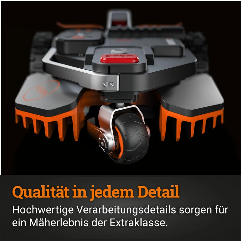 WORX Landroid Vision M550 WR205E Mähroboter 550 m² – Ohne Begrenzungskabel, KI-Hindernisvermeidung