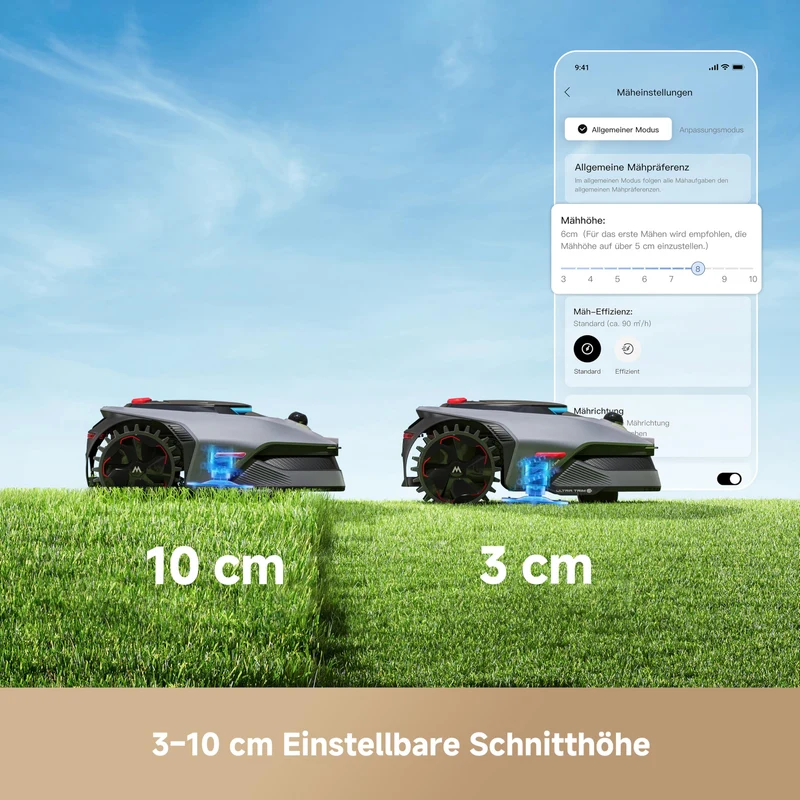 MOVA LiDAX Ultra 1200 Mähroboter 1200 m² – Ohne Begrenzungskabel, 3D LiDAR+Vision, 5 cm Kantenschnitt