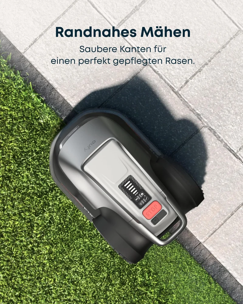 eufy E18 Mähroboter 1200 m² – Ohne Begrenzungskabel, TrueVision, Präzisionsrandschnitt