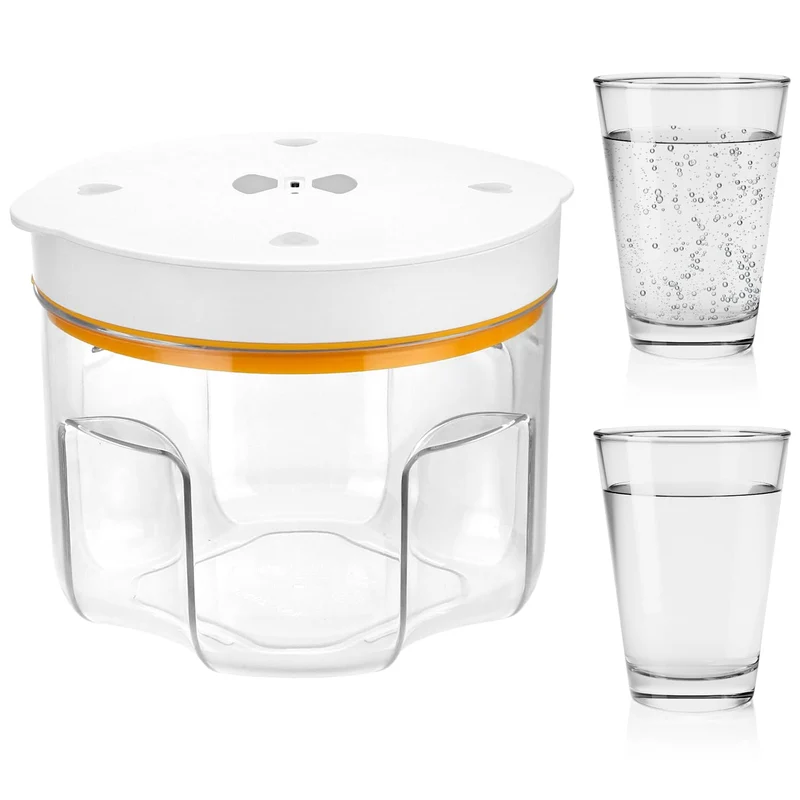 QWORK® Vakuumkammer 95 kPa zur Harzblasen-Entfernung – bis 2000 ml – leise <60 dB – in 10 Min. fertig