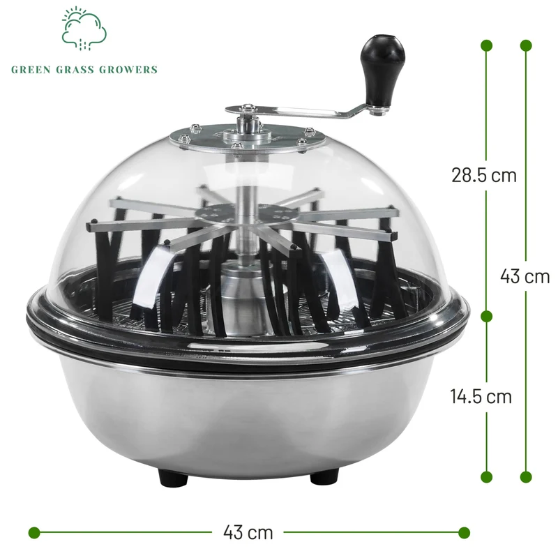 Green Grass Growers 41 cm Blattschüssel-Trimmer – für Blätter, Knospen, Wurzeln – scharf wie 30 Scheren – Hydroponik & Garten