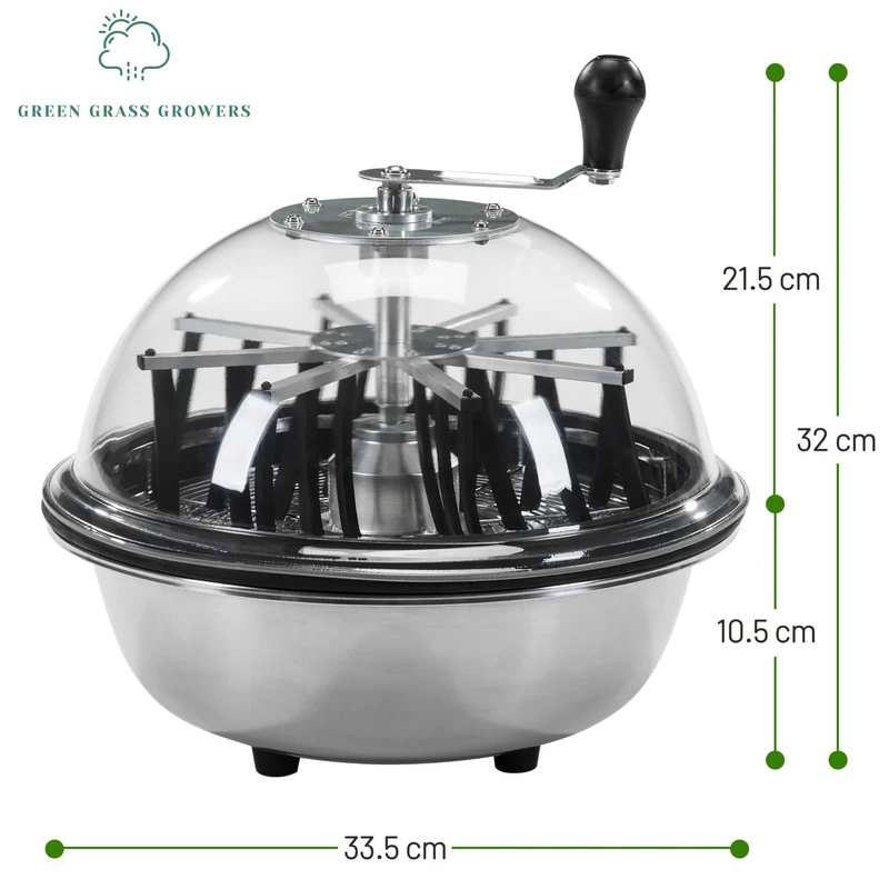 Green Grass Growers 33 cm Blattschüssel-Trimmer – für Blätter, Knospen, Wurzeln – scharf wie 30 Scheren – Garten & Hydroponik