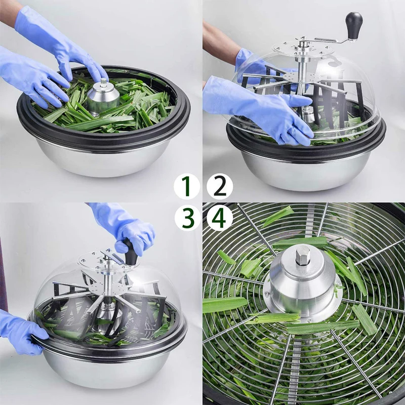 Mi hogar 16 Zoll Knospenblatt-Schüssel-Trimmer, Twisted Spin Cut für Pflanzenknospen und Blume mit verbesserten Zahnrädern Sharp.