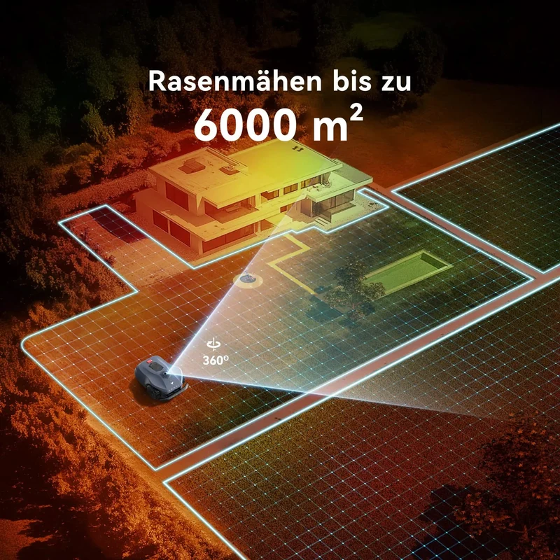 Neomow X Mähroboter mit 3D LiDAR SLAM