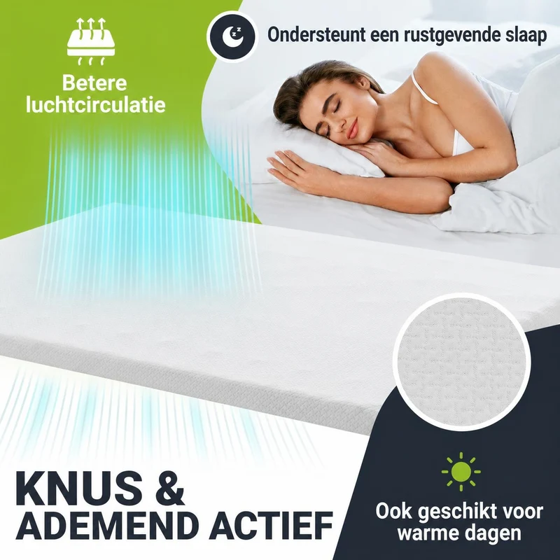 Orthopädischer Matratzentopper aus Memoryschaum