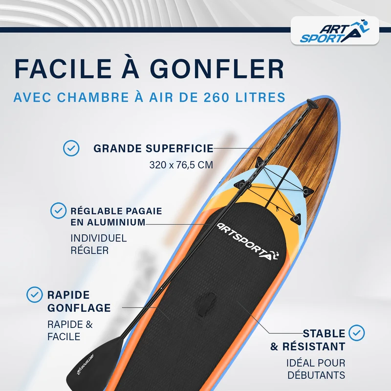 Stand Up Paddling Board - Komplett Set