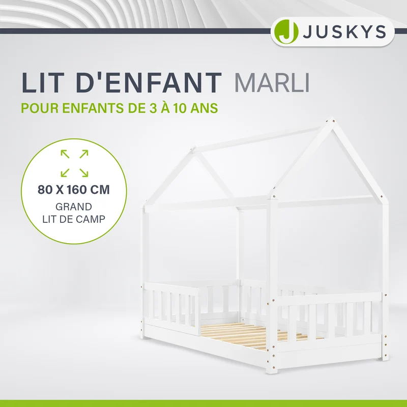 Kinderbett Marli 80 x 160 cm