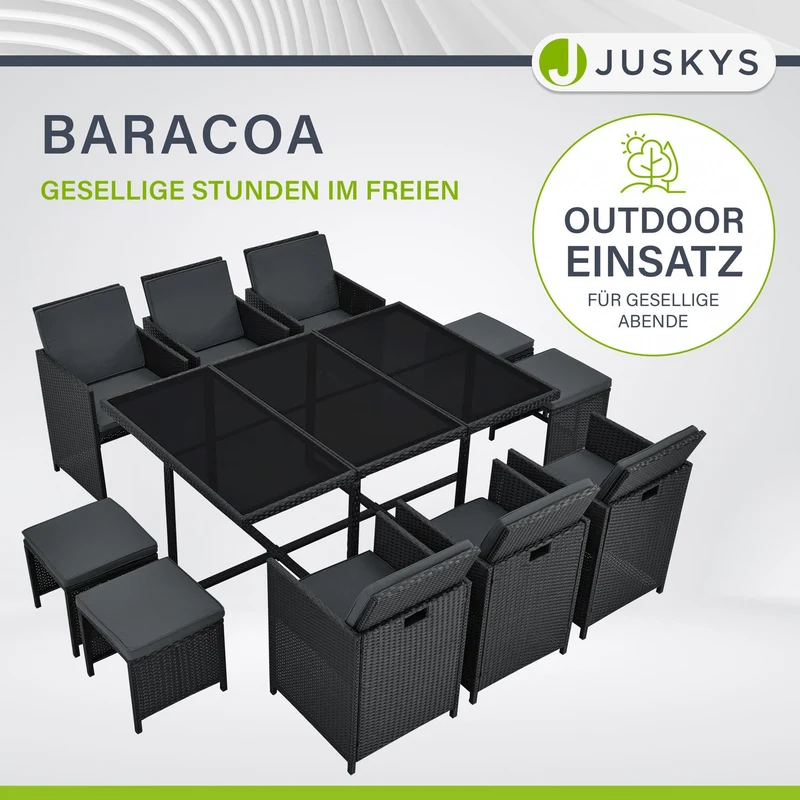 Polyrattan Sitzgruppe Baracoa