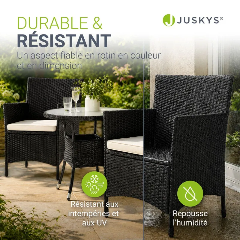 Polyrattan Balkon Set Bayamo