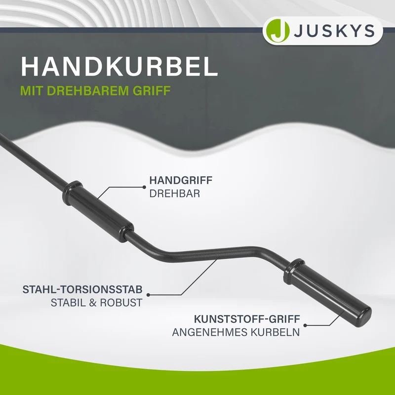 Gelenkarmmarkise mit Kurbel