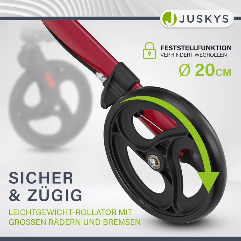 Aluminium Rollator Vital mit Sitz