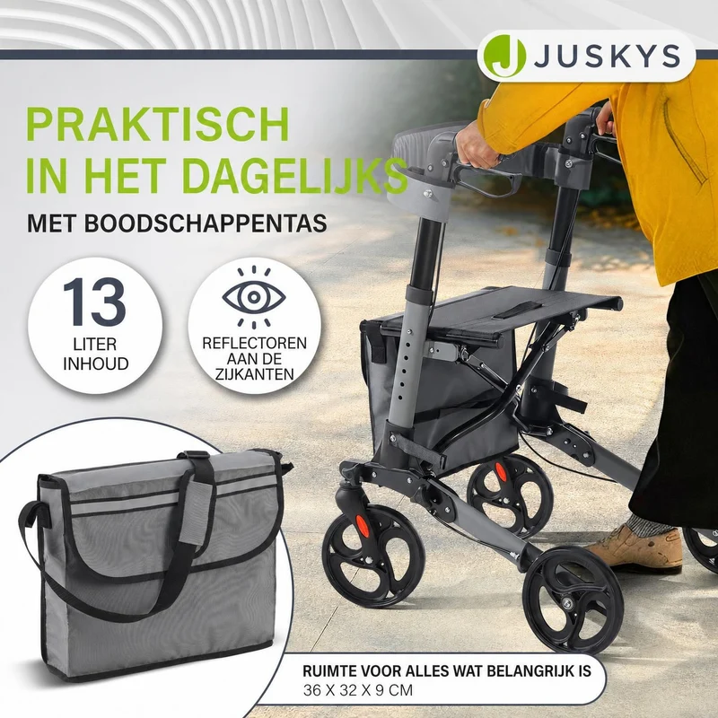 Aluminium Rollator Vital mit Sitz