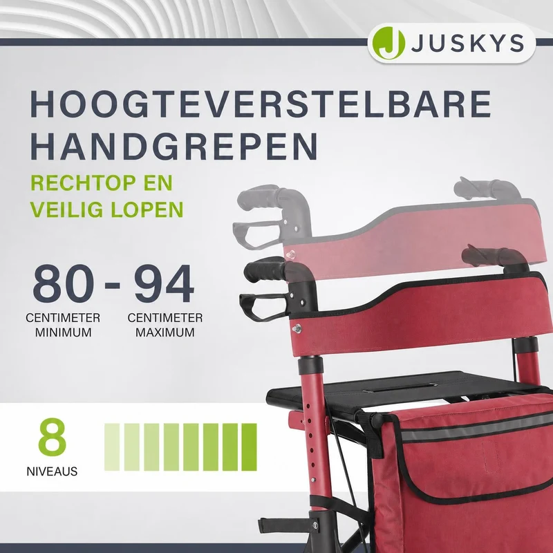 Aluminium Rollator Vital mit Sitz